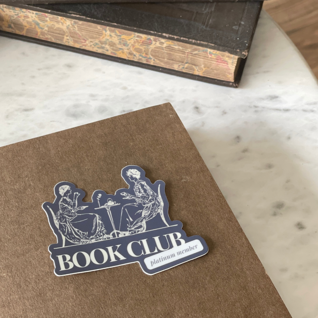 Book Club Platinum Member Sticker