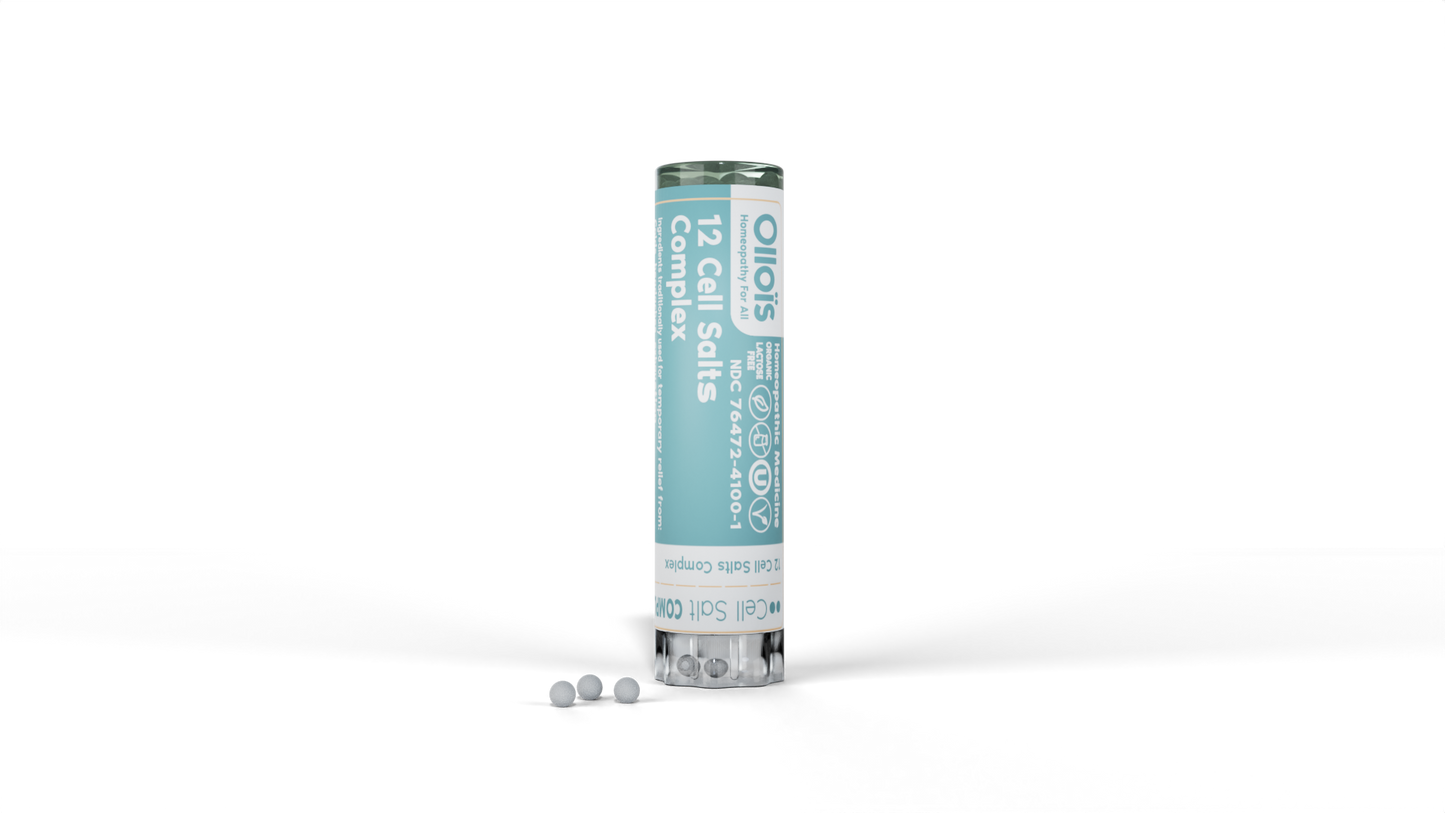 Olloïs Cell Salts Complex (12 in 1), Organic & Vegan Pellets