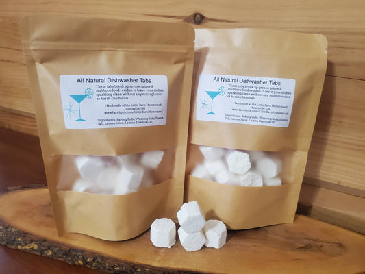 Handmade All Natural Dishwasher Tabs