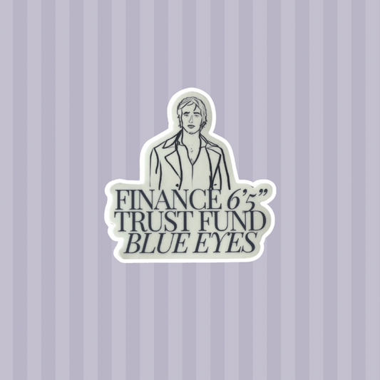 Mr Darcy Finance Trust Fund Sticker