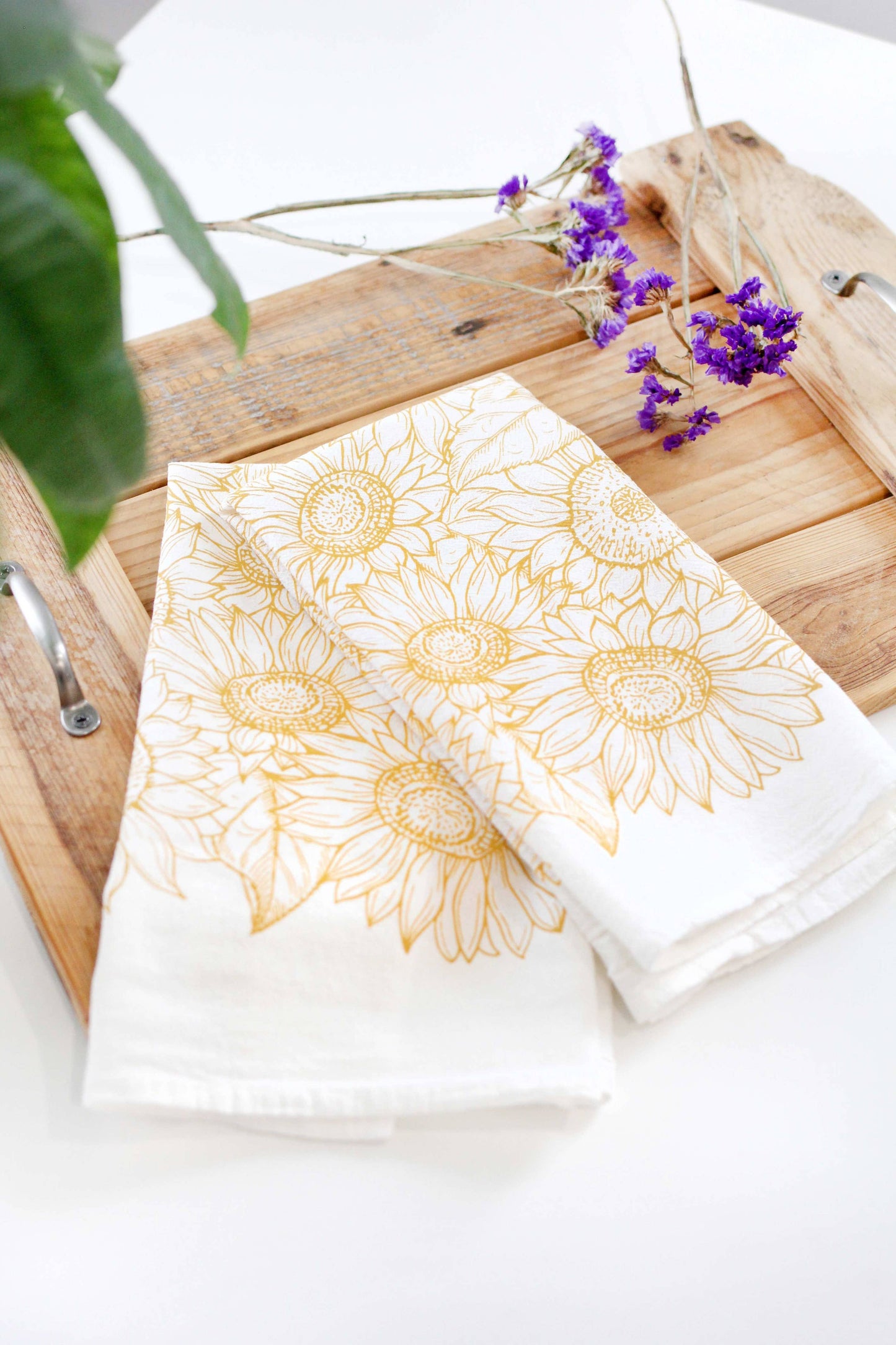 Sunflower Tea Towel