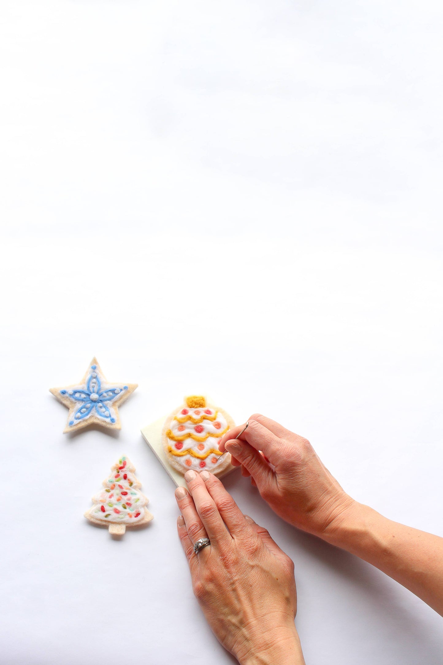 Mini Sugar Cookie Felting Craft Kit