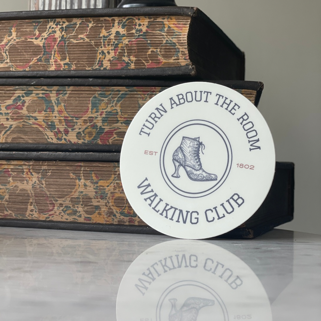 Turn About The Room Walking Club Sticker