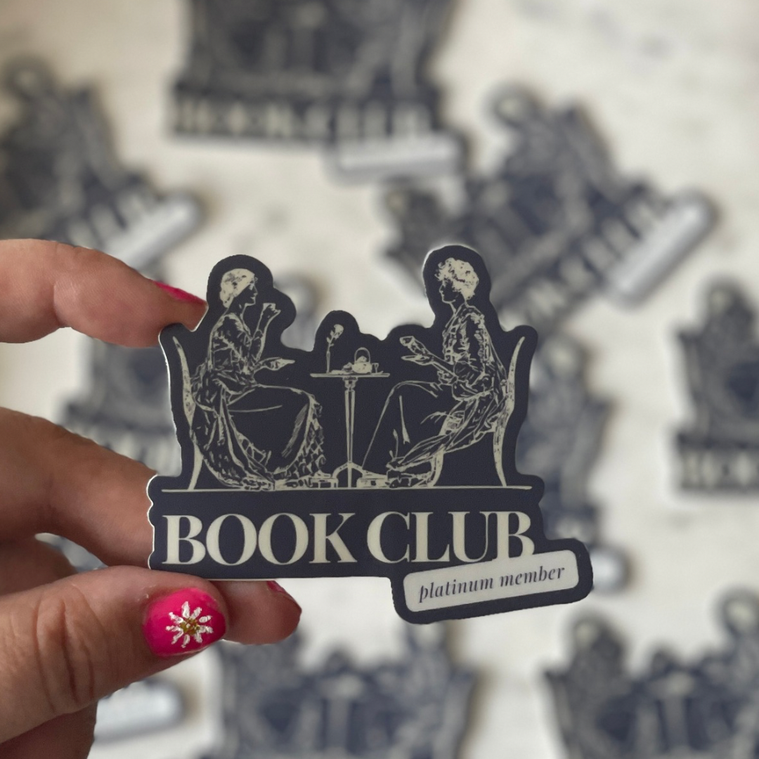 Book Club Platinum Member Sticker