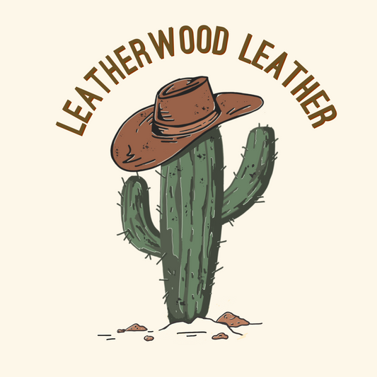 cactus sticker with cow boy hat