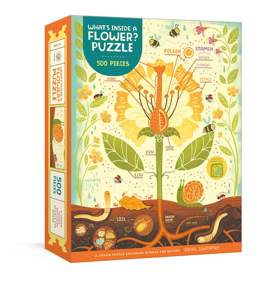 What's Inside A Flower Puzzle