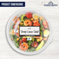 Dissolvable Food Labels for Food Containers Glass, Plastic or Metal No Scrubbing, No Residue - Black