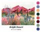 Bright Desert by Sarah Gesek Paint by Numbers Deluxe
