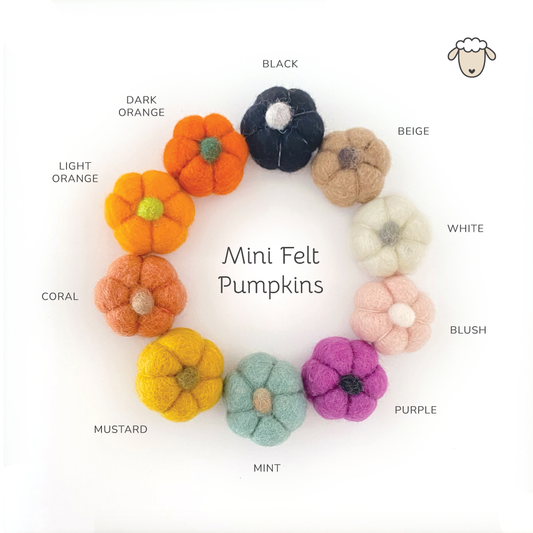 Felt Pumpkins | Mix & Match Your Pumpkin Patch