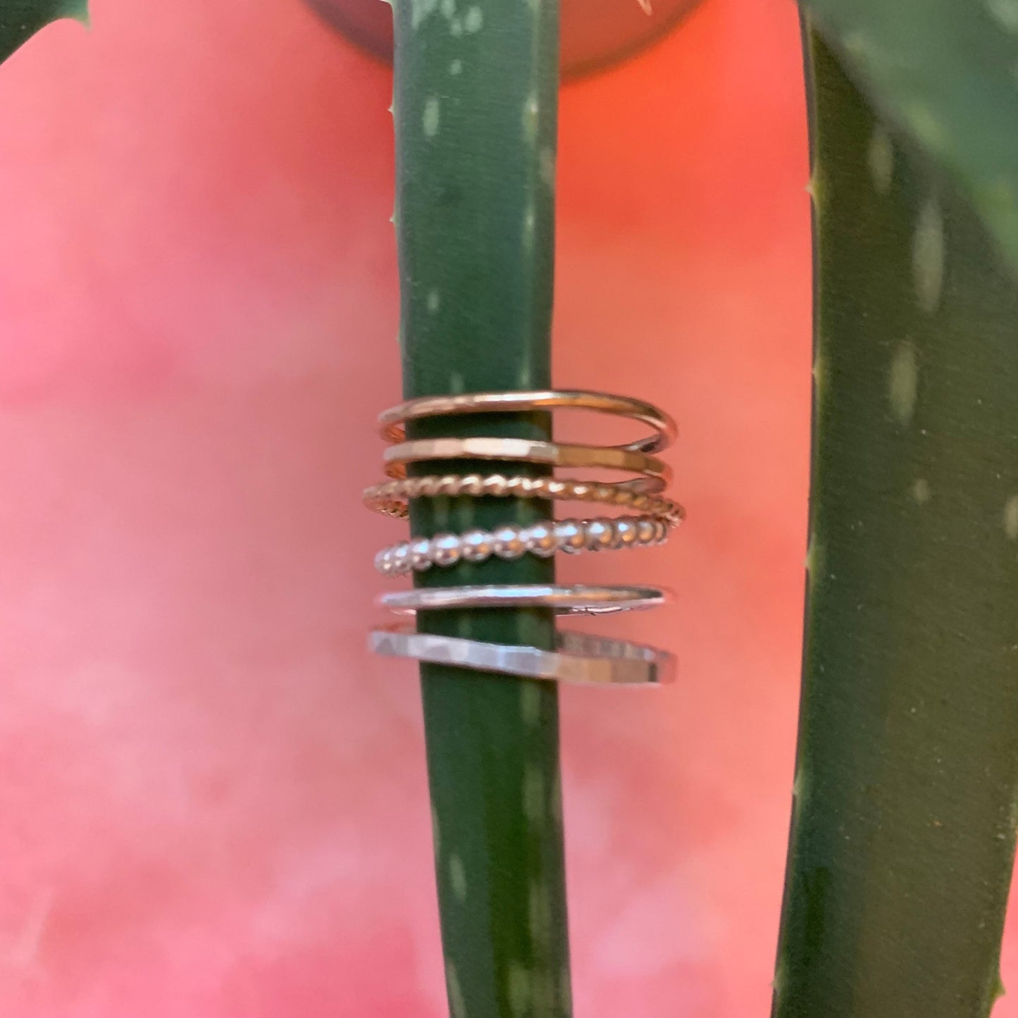 Silver Smooth Stacking Ring